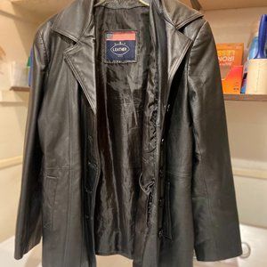 Vintage Black Leather Jacket